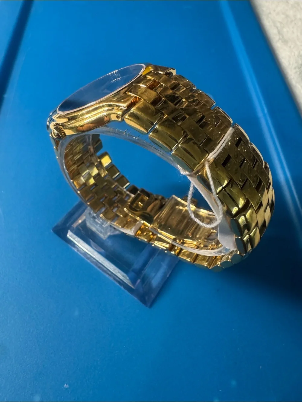 Movado Gold and Black Museum Dial Bracelet Watch